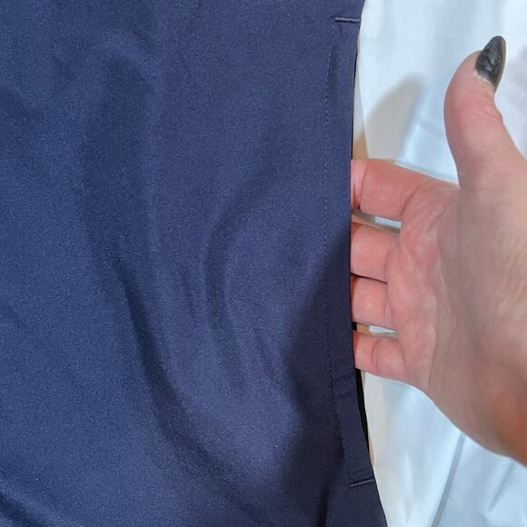 Puma Men’s L Navy Zip Track Jacket Retro Colorblock Athletic Streetwear Y2K Gear - Picture 4 of 11